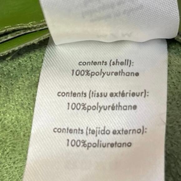 NEW WeWoreWhat Green Basic Faux Vegan Leather Short Overall Romper Jumpsuit M - Picture 8 of 11